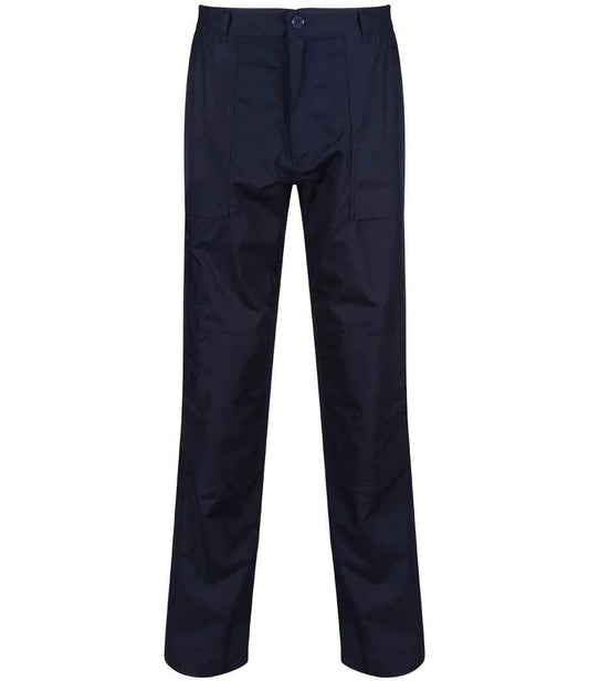Regatta Professional RG232 Navy Front - Trousers Ready to be  by Custard Workwear - Cheap Personalised and Customised Workwear in Nottinghamshire, Derbyshire and Leicestershire