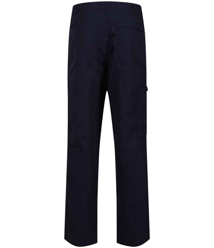Regatta Professional RG233 Navy Back - Trousers Ready to be  by Custard Workwear - Cheap Personalised and Customised Workwear in Nottinghamshire, Derbyshire and Leicestershire