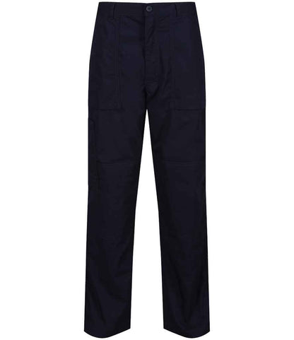 Regatta Professional RG233 Navy Front - Trousers Ready to be  by Custard Workwear - Cheap Personalised and Customised Workwear in Nottinghamshire, Derbyshire and Leicestershire