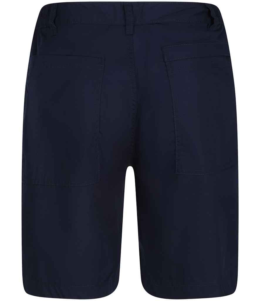 Regatta Professional RG234 Navy Back - Shorts Ready to be Printed by Custard Workwear - Cheap Personalised and Customised Workwear in Nottinghamshire, Derbyshire and Leicestershire