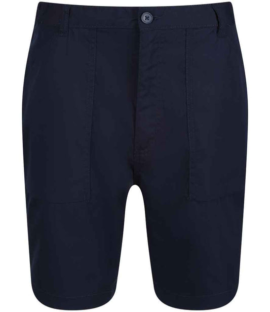 Regatta Professional RG234 Navy Front - Shorts Ready to be Printed by Custard Workwear - Cheap Personalised and Customised Workwear in Nottinghamshire, Derbyshire and Leicestershire