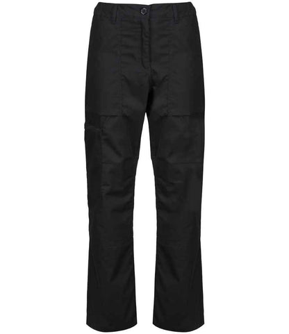 Regatta Professional RG235 Black Front - Trousers Ready to be  by Custard Workwear - Cheap Personalised and Customised Workwear in Nottinghamshire, Derbyshire and Leicestershire