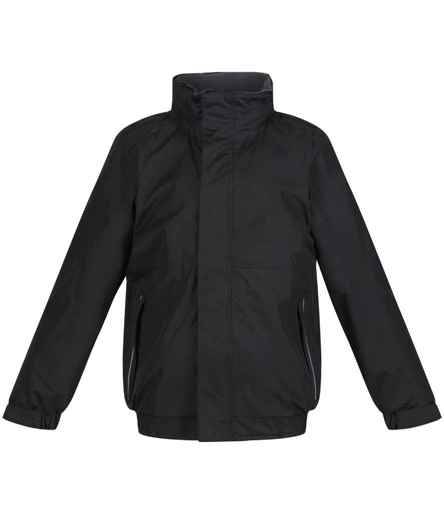 Regatta Professional RG244 Black/Ash Front - Jacket Ready to be Embroidered and Printed by Custard Workwear - Cheap Personalised and Customised Workwear in Nottinghamshire, Derbyshire and Leicestershire