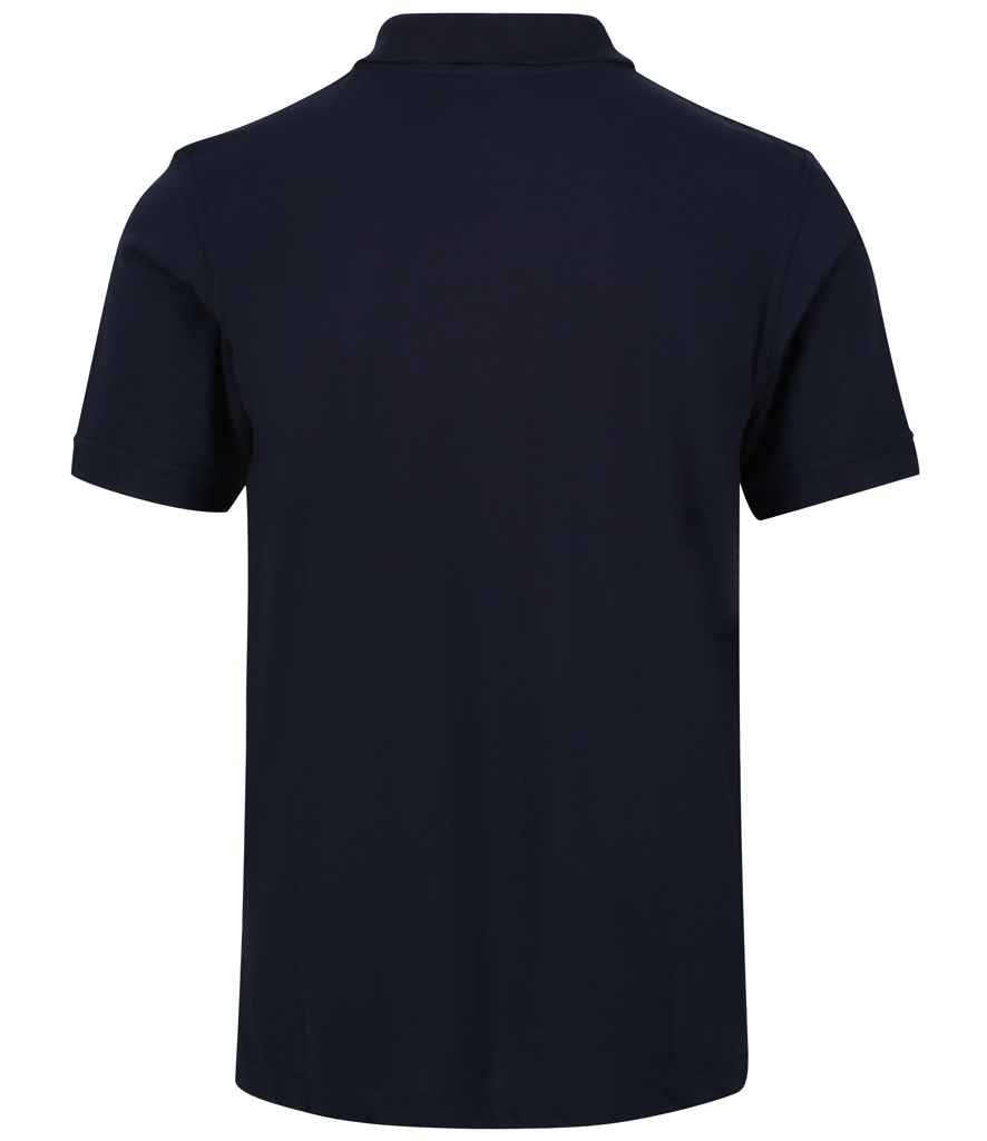 Regatta Professional RG320 Navy Back - Polo Ready to be Embroidered and Printed by Custard Workwear - Cheap Personalised and Customised Workwear in Nottinghamshire, Derbyshire and Leicestershire