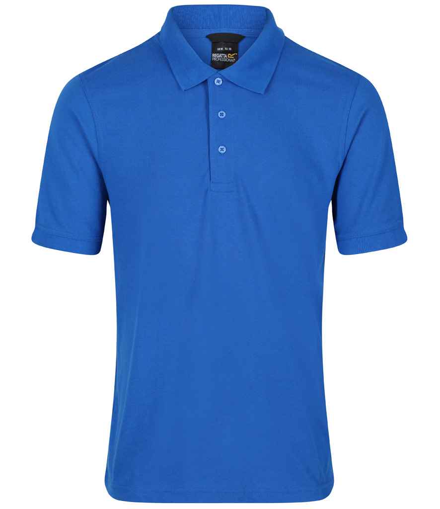 Regatta Professional RG320 Oxford Blue Front - Polo Ready to be Embroidered and Printed by Custard Workwear - Cheap Personalised and Customised Workwear in Nottinghamshire, Derbyshire and Leicestershire