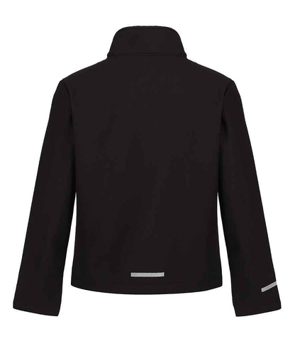 Regatta Professional RG330 Black/Black Back - Soft Shell Ready to be Embroidered and Printed by Custard Workwear - Cheap Personalised and Customised Workwear in Nottinghamshire, Derbyshire and Leicestershire