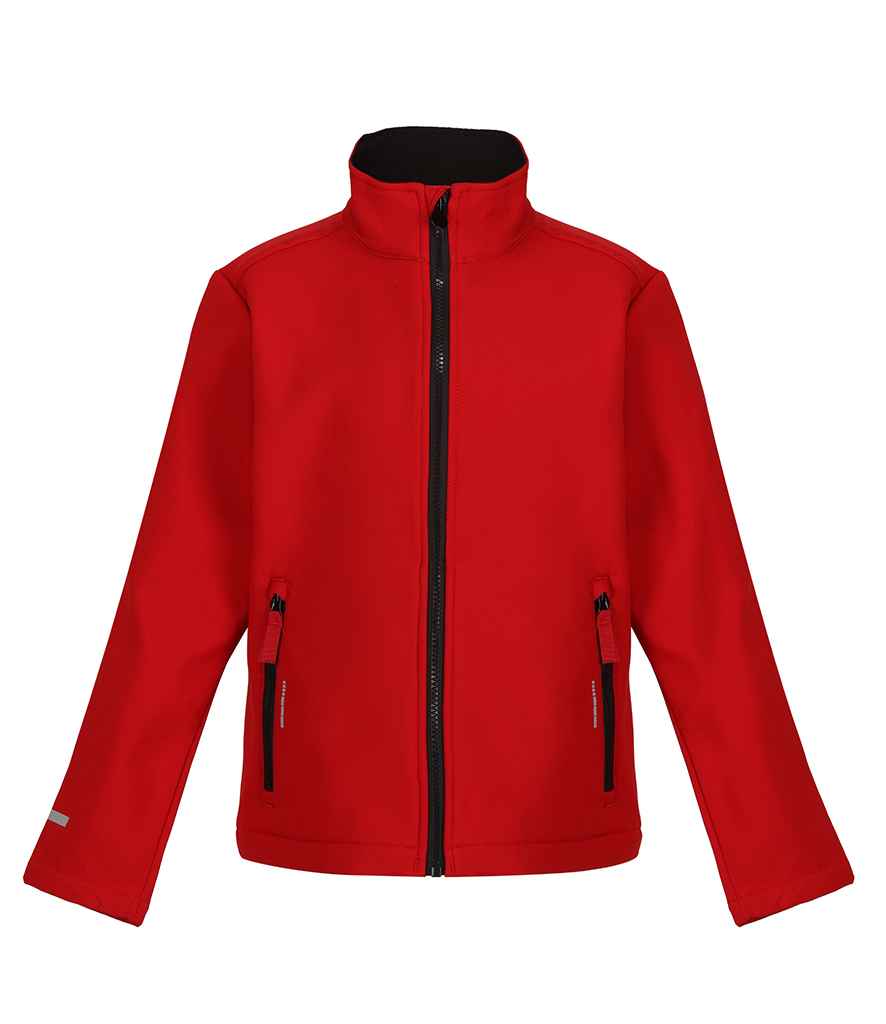 Regatta Professional RG330 Classic Red/Black Front - Soft Shell Ready to be Embroidered and Printed by Custard Workwear - Cheap Personalised and Customised Workwear in Nottinghamshire, Derbyshire and Leicestershire