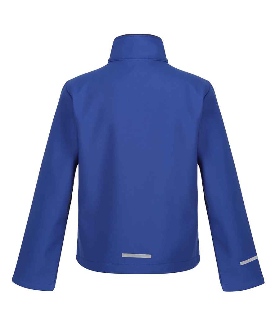 Regatta Professional RG330 New Royal Blue/Navy Back - Soft Shell Ready to be Embroidered and Printed by Custard Workwear - Cheap Personalised and Customised Workwear in Nottinghamshire, Derbyshire and Leicestershire