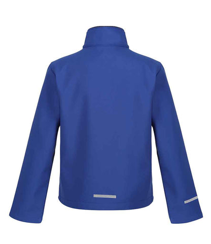 Regatta Professional RG330 New Royal Blue/Navy Back - Soft Shell Ready to be Embroidered and Printed by Custard Workwear - Cheap Personalised and Customised Workwear in Nottinghamshire, Derbyshire and Leicestershire