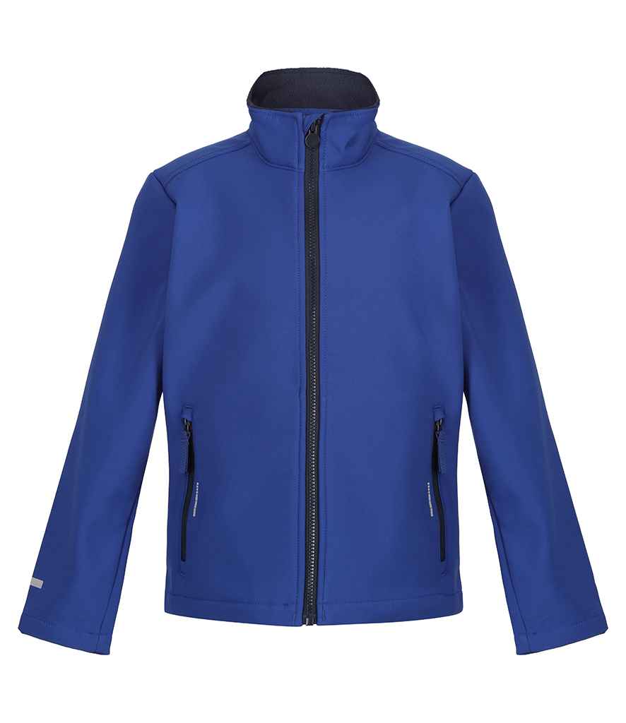 Regatta Professional RG330 New Royal Blue/Navy Front - Soft Shell Ready to be Embroidered and Printed by Custard Workwear - Cheap Personalised and Customised Workwear in Nottinghamshire, Derbyshire and Leicestershire