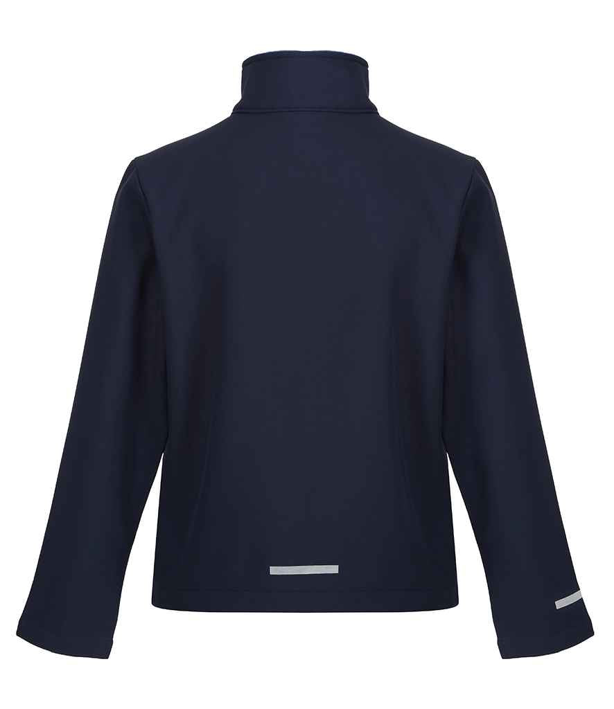 Regatta Professional RG330 Navy/New Royal Blue Back - Soft Shell Ready to be Embroidered and Printed by Custard Workwear - Cheap Personalised and Customised Workwear in Nottinghamshire, Derbyshire and Leicestershire