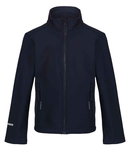 Regatta Professional RG330 Navy/Navy Front - Soft Shell Ready to be Embroidered and Printed by Custard Workwear - Cheap Personalised and Customised Workwear in Nottinghamshire, Derbyshire and Leicestershire