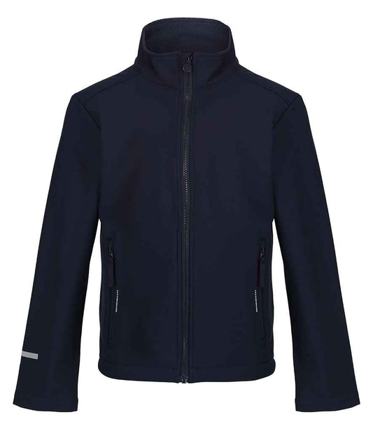 Regatta Professional RG330 Navy/Navy Front - Soft Shell Ready to be Embroidered and Printed by Custard Workwear - Cheap Personalised and Customised Workwear in Nottinghamshire, Derbyshire and Leicestershire