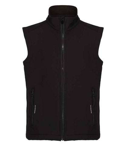 Regatta Professional RG331 Black/Black Front - Bodywarmer Ready to be Embroidered and Printed by Custard Workwear - Cheap Personalised and Customised Workwear in Nottinghamshire, Derbyshire and Leicestershire