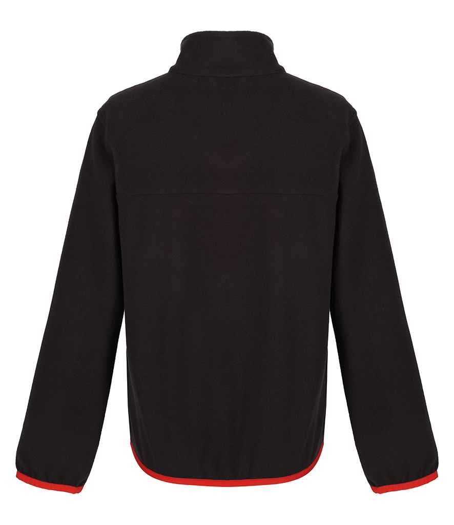 Regatta Professional RG333 Black/Classic Red Back - Fleece Ready to be Embroidered by Custard Workwear - Cheap Personalised and Customised Workwear in Nottinghamshire, Derbyshire and Leicestershire