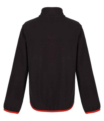 Regatta Professional RG333 Black/Classic Red Back - Fleece Ready to be Embroidered by Custard Workwear - Cheap Personalised and Customised Workwear in Nottinghamshire, Derbyshire and Leicestershire