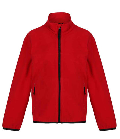 Regatta Professional RG333 Classic Red/Black Front - Fleece Ready to be Embroidered by Custard Workwear - Cheap Personalised and Customised Workwear in Nottinghamshire, Derbyshire and Leicestershire