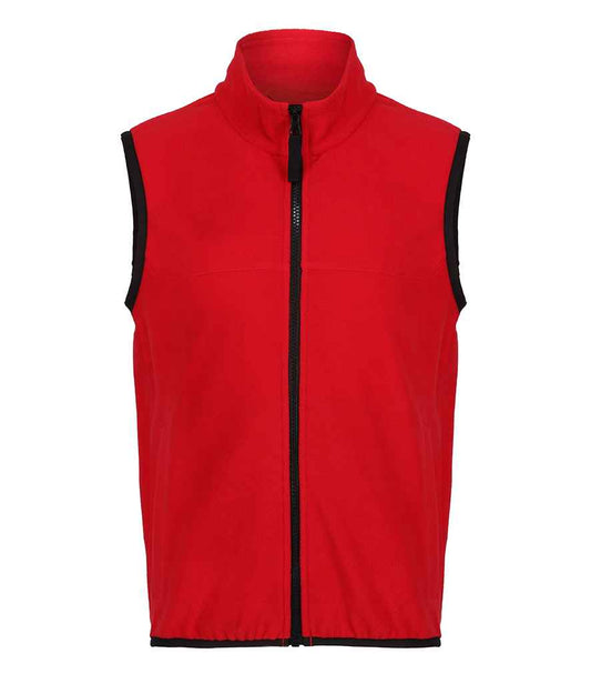 Regatta Professional RG334 Classic Red/Black Front - Bodywarmer Ready to be Embroidered by Custard Workwear - Cheap Personalised and Customised Workwear in Nottinghamshire, Derbyshire and Leicestershire