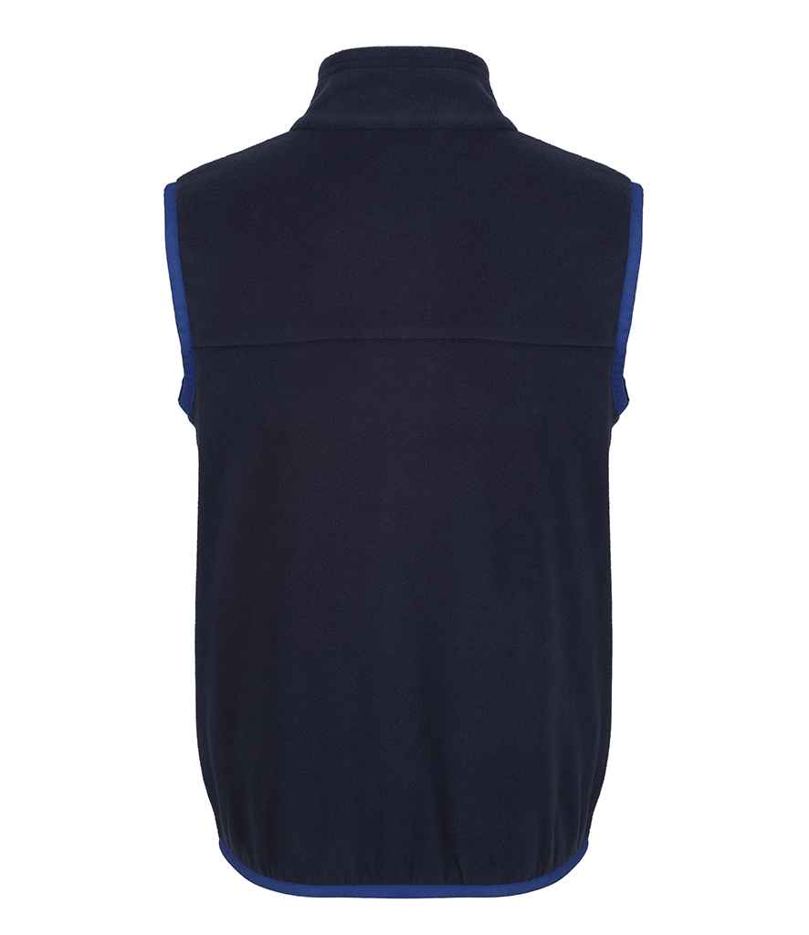 Regatta Professional RG334 Navy/New Royal Blue Back - Bodywarmer Ready to be Embroidered by Custard Workwear - Cheap Personalised and Customised Workwear in Nottinghamshire, Derbyshire and Leicestershire