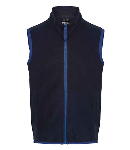 Regatta Professional RG334 Navy/New Royal Blue Front - Bodywarmer Ready to be Embroidered by Custard Workwear - Cheap Personalised and Customised Workwear in Nottinghamshire, Derbyshire and Leicestershire