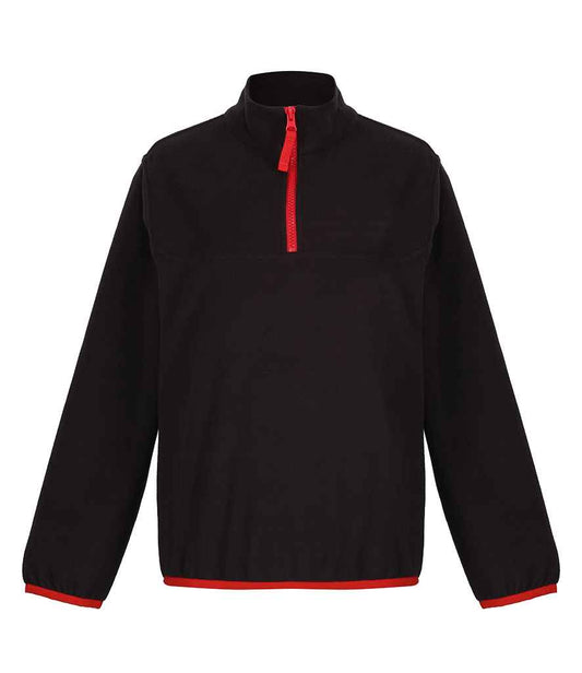 Regatta Professional RG335 Black/Classic Red Front - Fleece Ready to be Embroidered by Custard Workwear - Cheap Personalised and Customised Workwear in Nottinghamshire, Derbyshire and Leicestershire