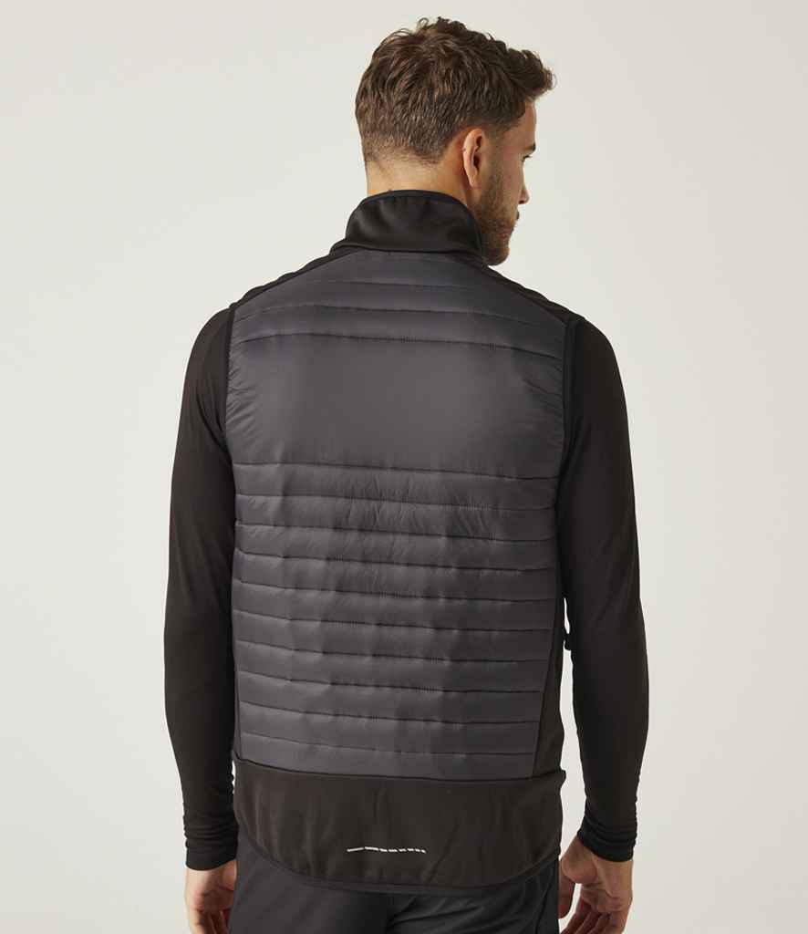 Regatta Professional RG381 Ash/Black Model - Bodywarmer Ready to be Embroidered and Printed by Custard Workwear - Cheap Personalised and Customised Workwear in Nottinghamshire, Derbyshire and Leicestershire