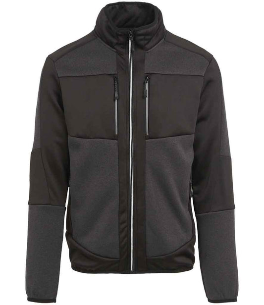 Regatta Professional RG382 Ash/Black Front - Fleece Ready to be Embroidered by Custard Workwear - Cheap Personalised and Customised Workwear in Nottinghamshire, Derbyshire and Leicestershire