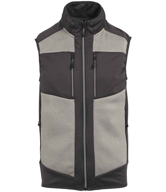 Regatta Professional RG383 Mineral Grey/Ash Front - Bodywarmer Ready to be Embroidered by Custard Workwear - Cheap Personalised and Customised Workwear in Nottinghamshire, Derbyshire and Leicestershire
