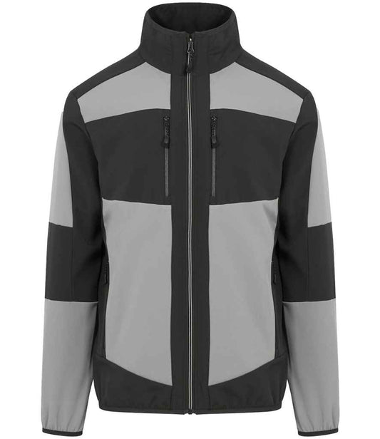 Regatta Professional RG384 Mineral Grey/Ash Front - Soft Shell Ready to be Embroidered and Printed by Custard Workwear - Cheap Personalised and Customised Workwear in Nottinghamshire, Derbyshire and Leicestershire