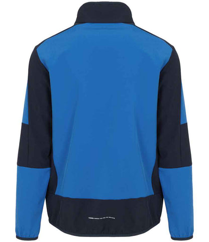 Regatta Professional RG384 Strong Blue/Navy Back - Soft Shell Ready to be Embroidered and Printed by Custard Workwear - Cheap Personalised and Customised Workwear in Nottinghamshire, Derbyshire and Leicestershire