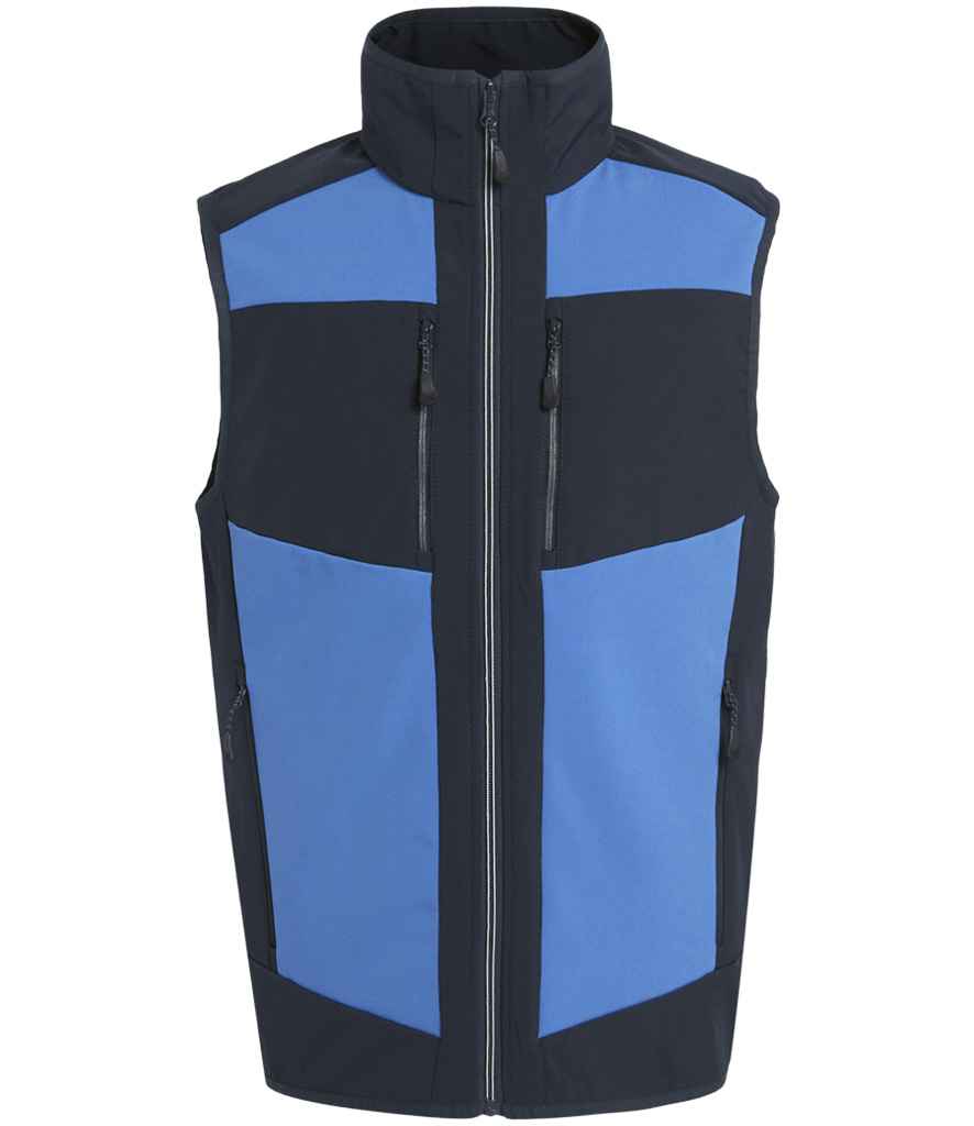Regatta Professional RG385 Strong Blue/Navy Front - Bodywarmer Ready to be Embroidered and Printed by Custard Workwear - Cheap Personalised and Customised Workwear in Nottinghamshire, Derbyshire and Leicestershire
