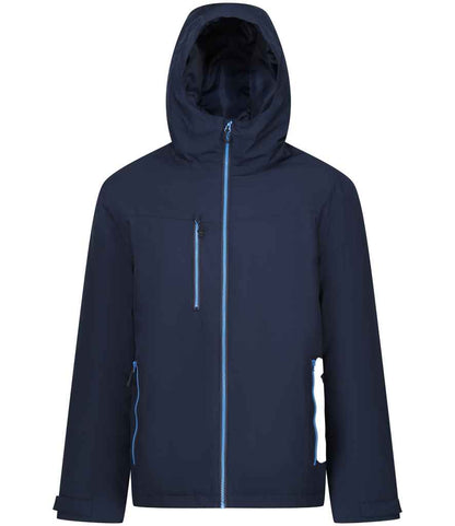 Regatta Professional RG443 Navy/French Blue Front - Jacket Ready to be Embroidered and Printed by Custard Workwear - Cheap Personalised and Customised Workwear in Nottinghamshire, Derbyshire and Leicestershire