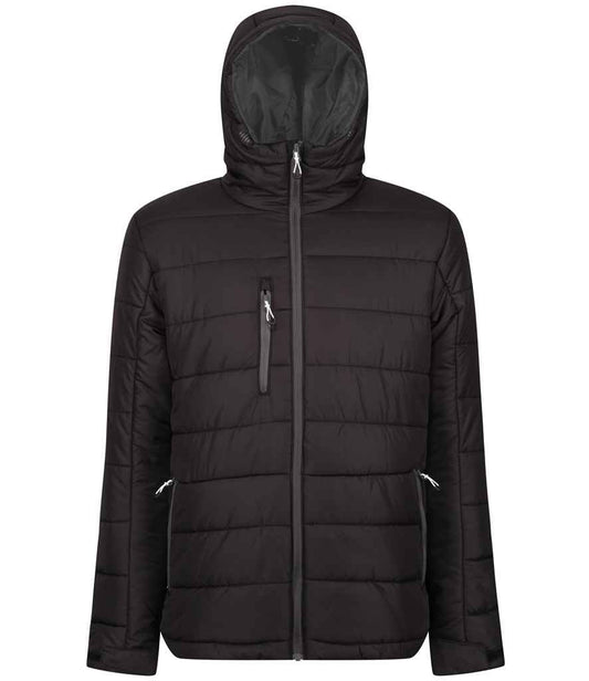 Regatta Professional RG444 Black/Seal Grey Front - Jacket Ready to be Printed by Custard Workwear - Cheap Personalised and Customised Workwear in Nottinghamshire, Derbyshire and Leicestershire
