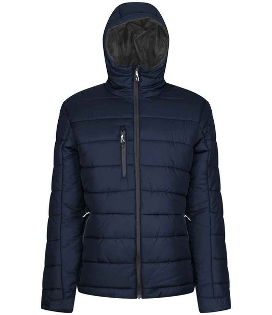 Regatta Professional RG444 Navy/Seal Grey Front - Jacket Ready to be Printed by Custard Workwear - Cheap Personalised and Customised Workwear in Nottinghamshire, Derbyshire and Leicestershire