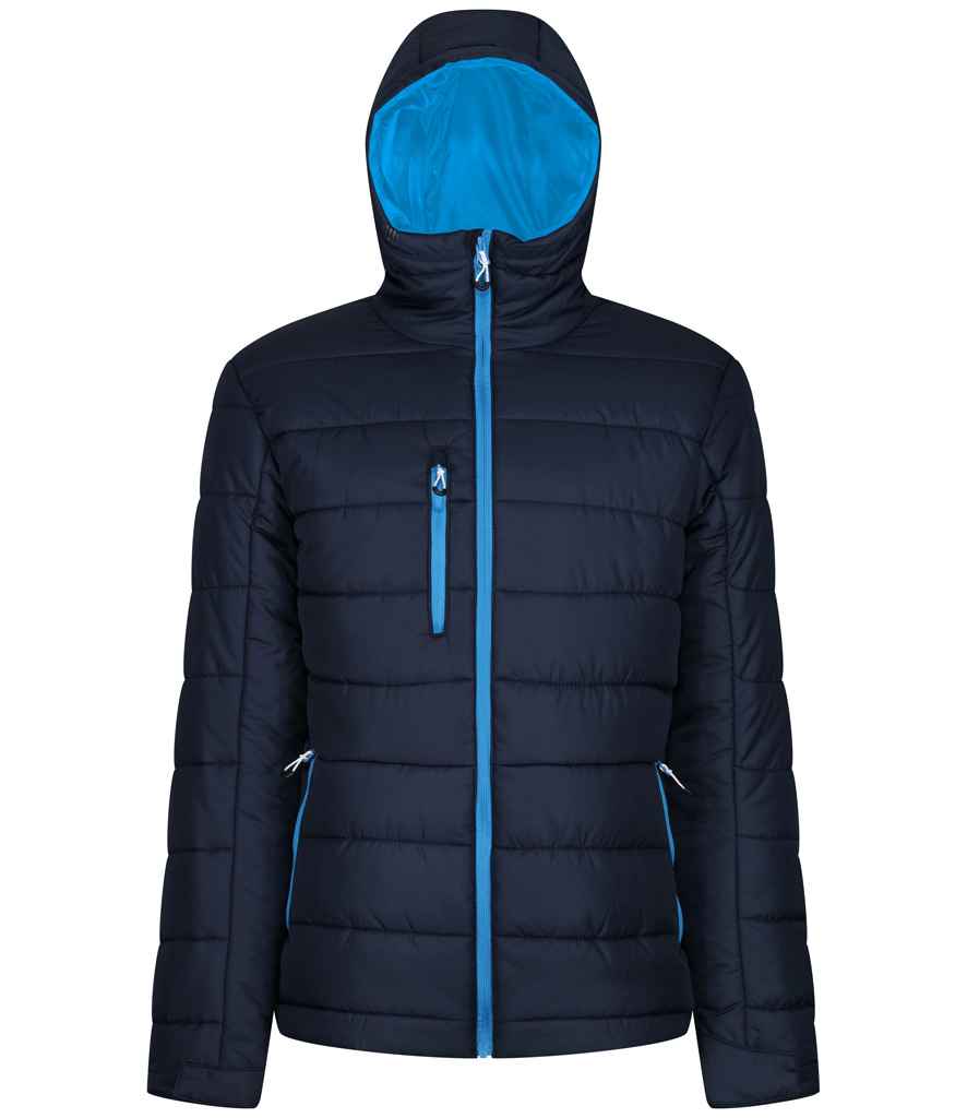 Regatta Professional RG444 Navy/French Blue Front - Jacket Ready to be Printed by Custard Workwear - Cheap Personalised and Customised Workwear in Nottinghamshire, Derbyshire and Leicestershire