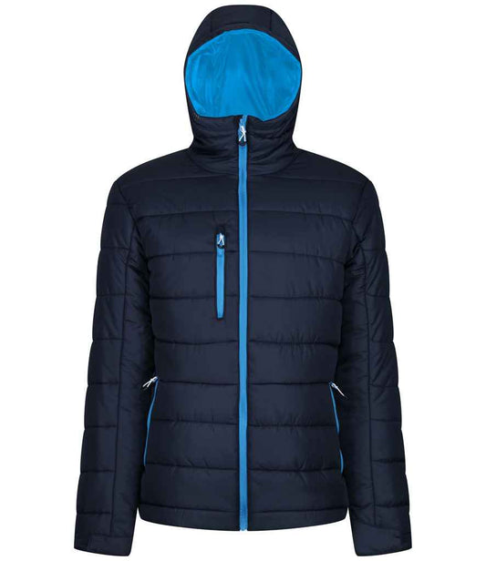 Regatta Professional RG444 Navy/French Blue Front - Jacket Ready to be Printed by Custard Workwear - Cheap Personalised and Customised Workwear in Nottinghamshire, Derbyshire and Leicestershire