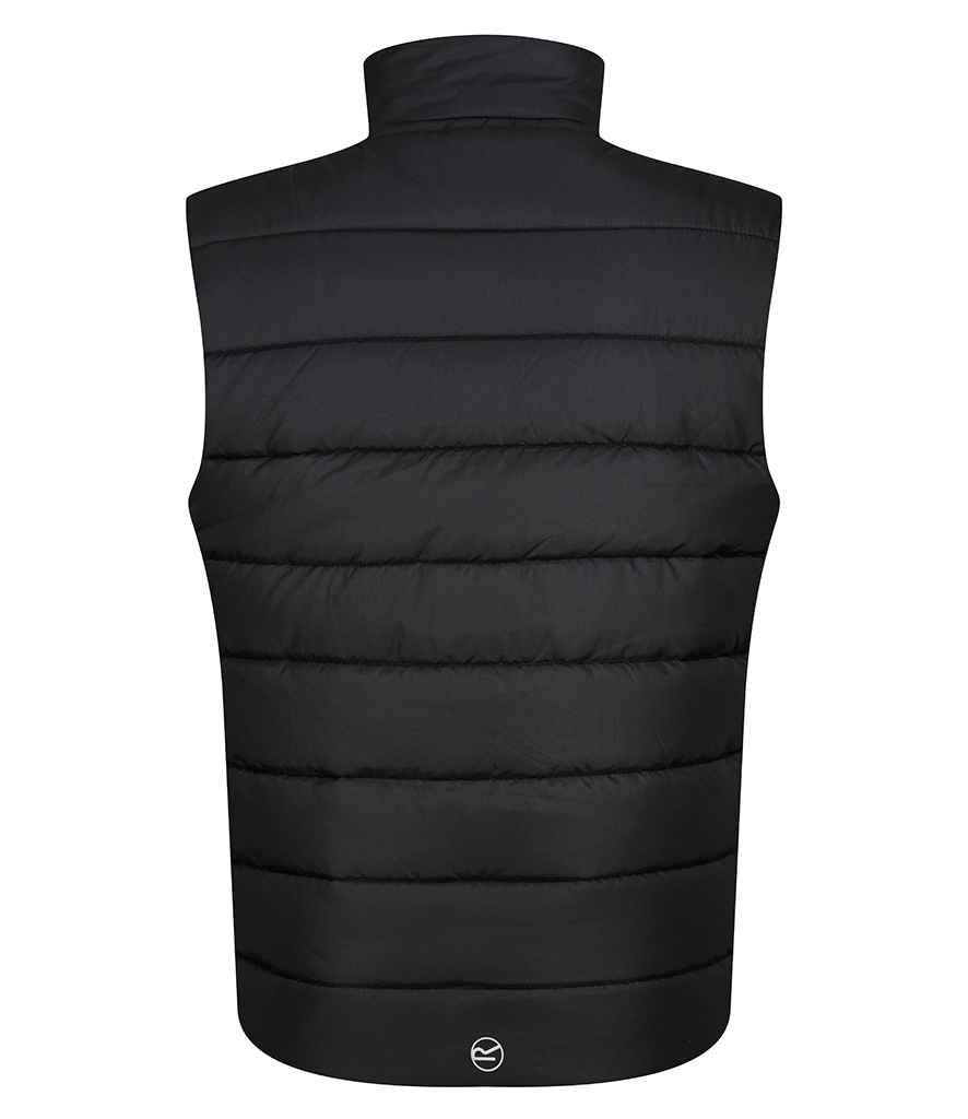 Regatta Professional RG445 Black/New Royal Blue Back - Bodywarmer Ready to be Printed by Custard Workwear - Cheap Personalised and Customised Workwear in Nottinghamshire, Derbyshire and Leicestershire
