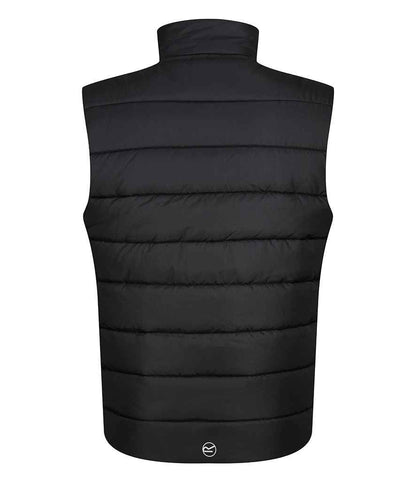 Regatta Professional RG445 Black/Seal Grey Back - Bodywarmer Ready to be Printed by Custard Workwear - Cheap Personalised and Customised Workwear in Nottinghamshire, Derbyshire and Leicestershire