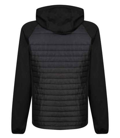 Regatta Professional RG446 Black/New Royal Blue Back - Jacket Ready to be Printed by Custard Workwear - Cheap Personalised and Customised Workwear in Nottinghamshire, Derbyshire and Leicestershire