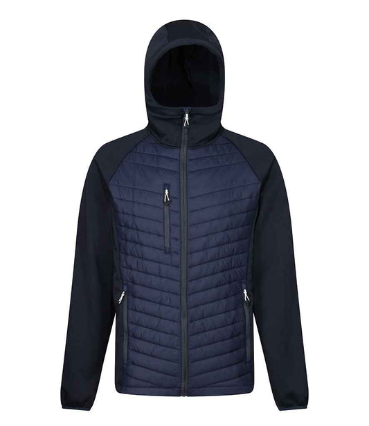 Regatta Professional RG446 Navy/Seal Grey Front - Jacket Ready to be Printed by Custard Workwear - Cheap Personalised and Customised Workwear in Nottinghamshire, Derbyshire and Leicestershire