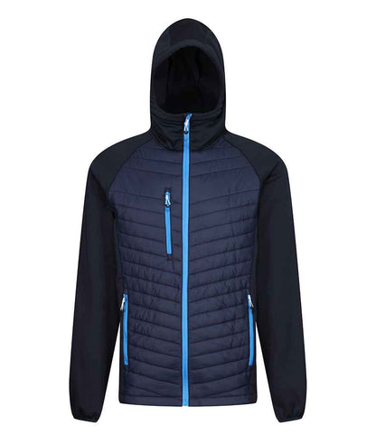 Regatta Professional RG446 Navy/French Blue Front - Jacket Ready to be Printed by Custard Workwear - Cheap Personalised and Customised Workwear in Nottinghamshire, Derbyshire and Leicestershire