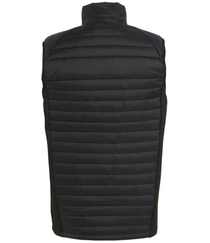 Regatta Professional RG447 Black/Lime Green Back - Bodywarmer Ready to be Printed by Custard Workwear - Cheap Personalised and Customised Workwear in Nottinghamshire, Derbyshire and Leicestershire