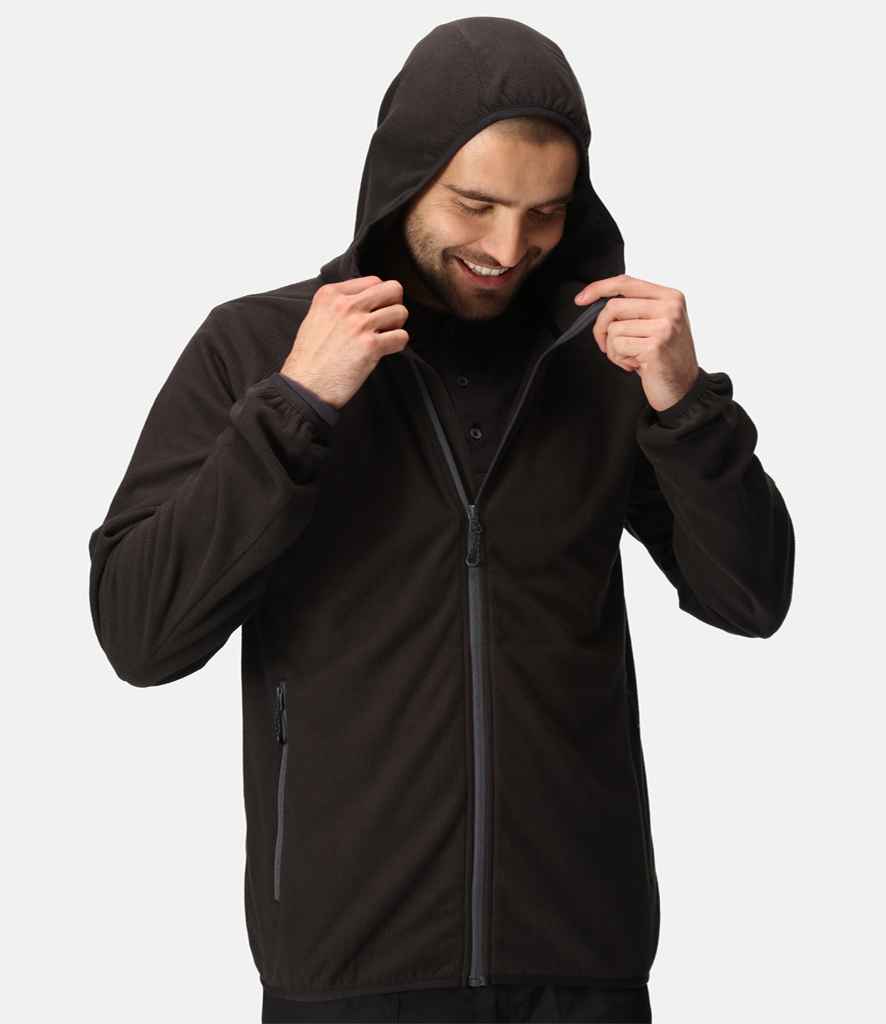 Regatta Professional RG451 Black/Seal Grey Model - Fleece Ready to be Embroidered by Custard Workwear - Cheap Personalised and Customised Workwear in Nottinghamshire, Derbyshire and Leicestershire