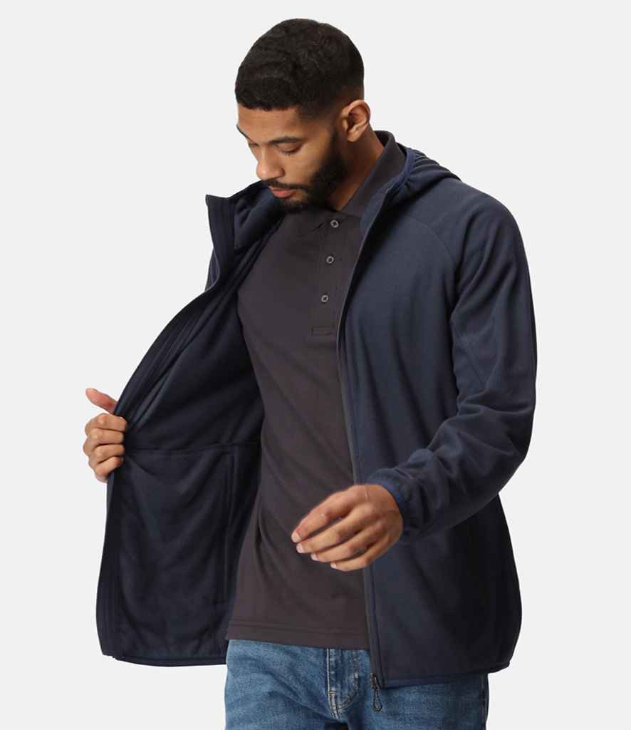 Regatta Professional RG451 Navy/Seal Grey Model - Fleece Ready to be Embroidered by Custard Workwear - Cheap Personalised and Customised Workwear in Nottinghamshire, Derbyshire and Leicestershire
