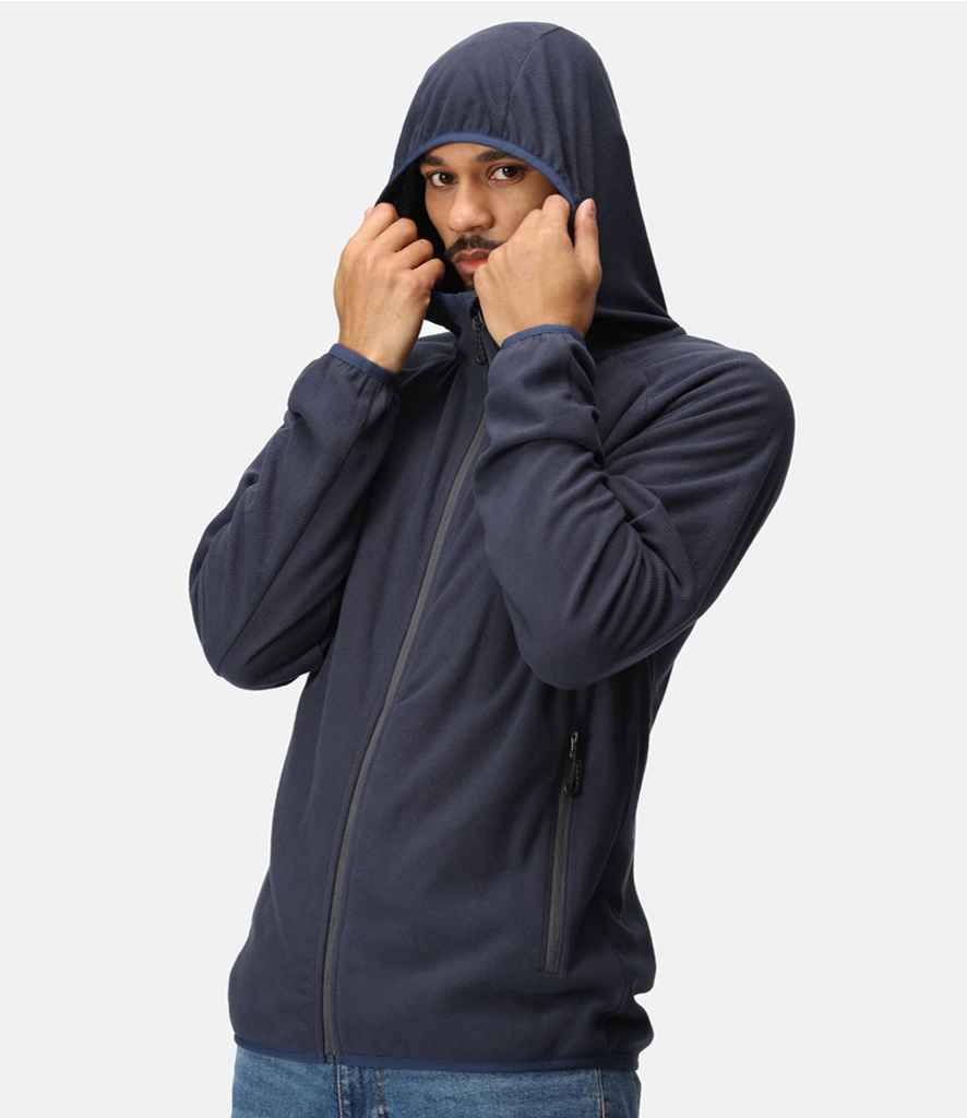 Regatta Professional RG451 Navy/Seal Grey Model - Fleece Ready to be Embroidered by Custard Workwear - Cheap Personalised and Customised Workwear in Nottinghamshire, Derbyshire and Leicestershire
