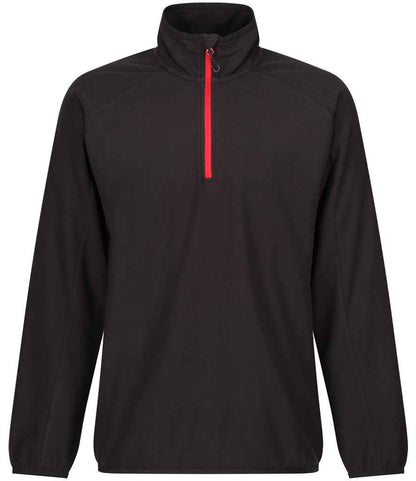 Regatta Professional RG452 Black/Classic Red Front - Fleece Ready to be Embroidered by Custard Workwear - Cheap Personalised and Customised Workwear in Nottinghamshire, Derbyshire and Leicestershire