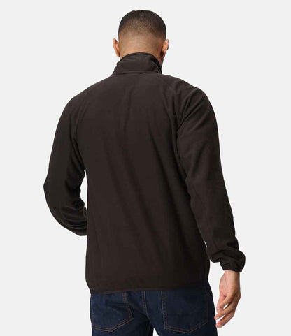 Regatta Professional RG452 Black/New Royal Blue Model - Fleece Ready to be Embroidered by Custard Workwear - Cheap Personalised and Customised Workwear in Nottinghamshire, Derbyshire and Leicestershire