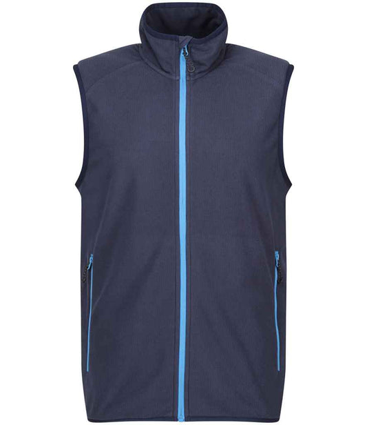Regatta Professional RG453 Navy/French Blue Front - Bodywarmer Ready to be Embroidered by Custard Workwear - Cheap Personalised and Customised Workwear in Nottinghamshire, Derbyshire and Leicestershire
