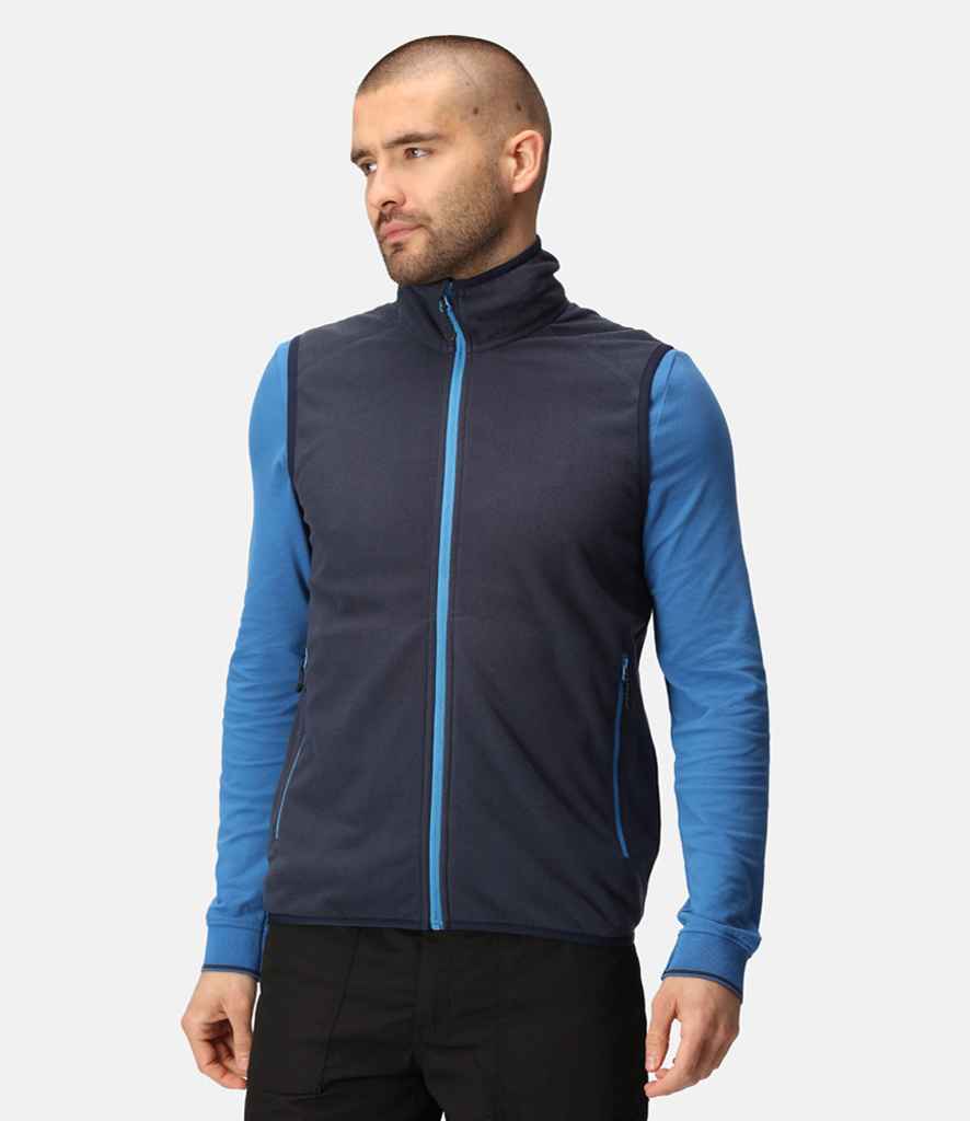 Regatta Professional RG453 Navy/French Blue Model - Bodywarmer Ready to be Embroidered by Custard Workwear - Cheap Personalised and Customised Workwear in Nottinghamshire, Derbyshire and Leicestershire