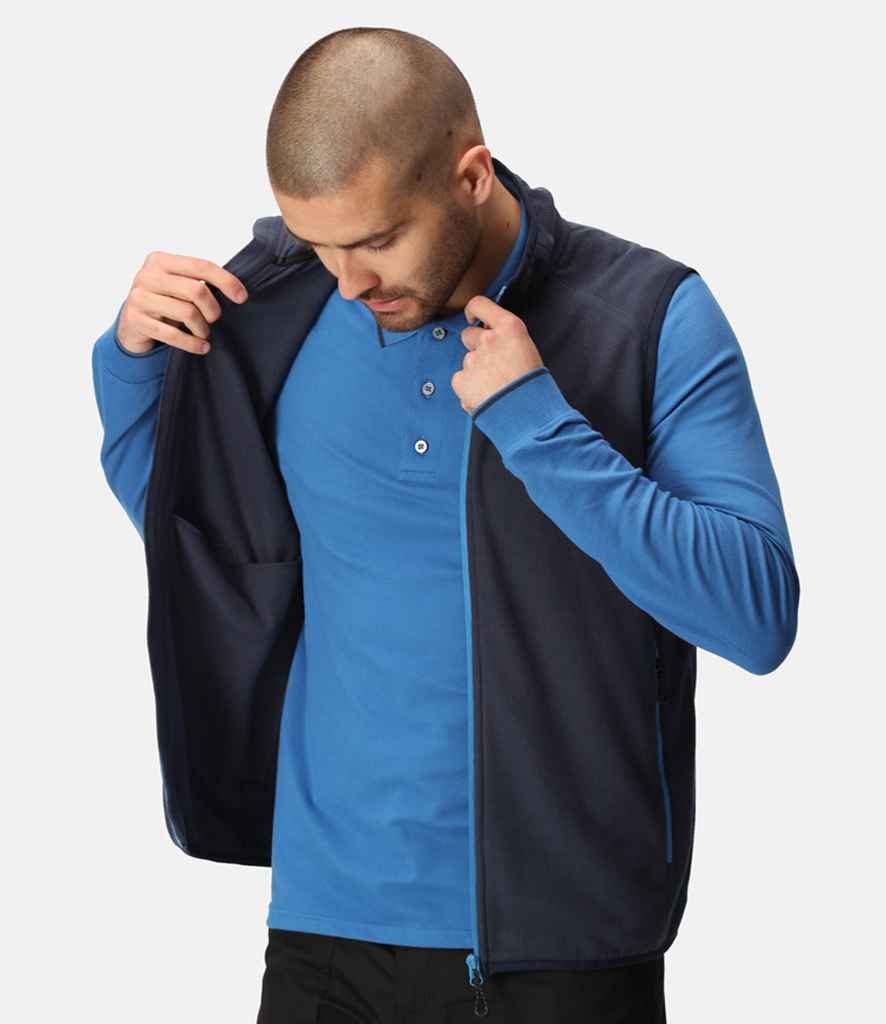 Regatta Professional RG453 Navy/French Blue Model - Bodywarmer Ready to be Embroidered by Custard Workwear - Cheap Personalised and Customised Workwear in Nottinghamshire, Derbyshire and Leicestershire